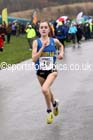 Lydia Turner (Birtley) leads the womens Royal Signals Relays, Hetton. Photo: David T. Hewitson/Sports for All Pics